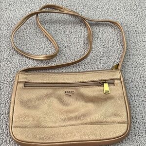 Fossil Light Brown Crossbody Bag